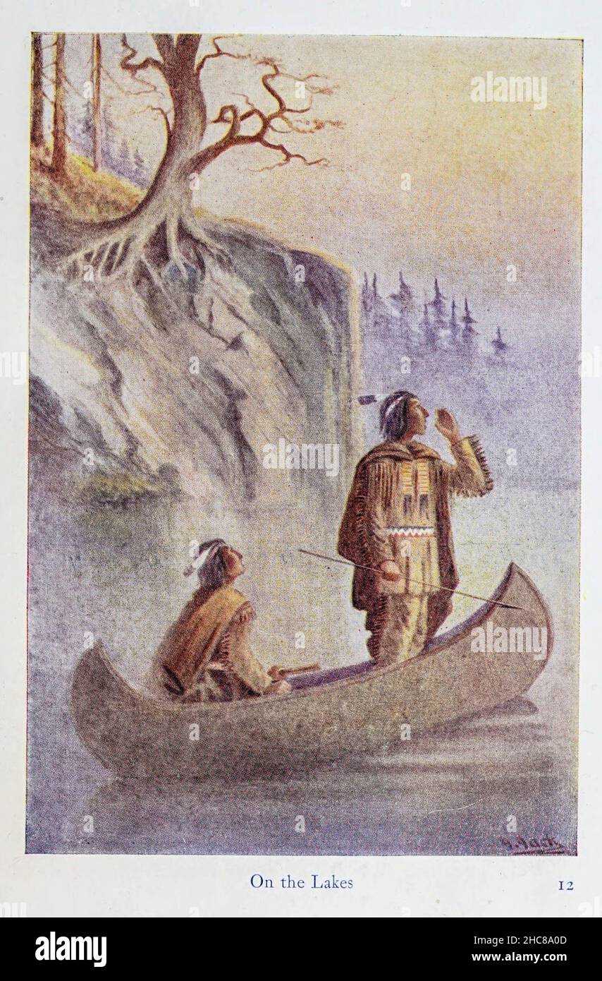 On the Lakes aus dem Buch „The Myths of the North American Indians“ von Lewis Spence, veröffentlicht in London von George G. Harrap & Company im Jahr 1912 Stockfoto