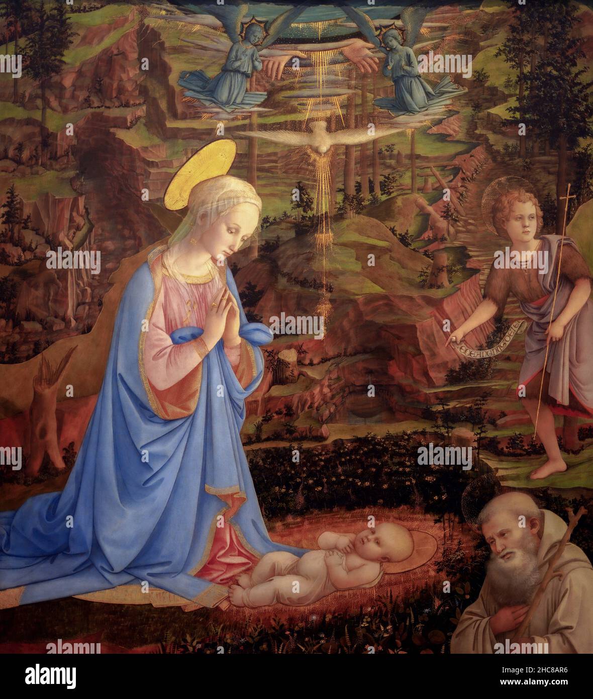 filippo-lippi-geburt-von-kamaldoli-anbetung-des-christkindes-mit-dem