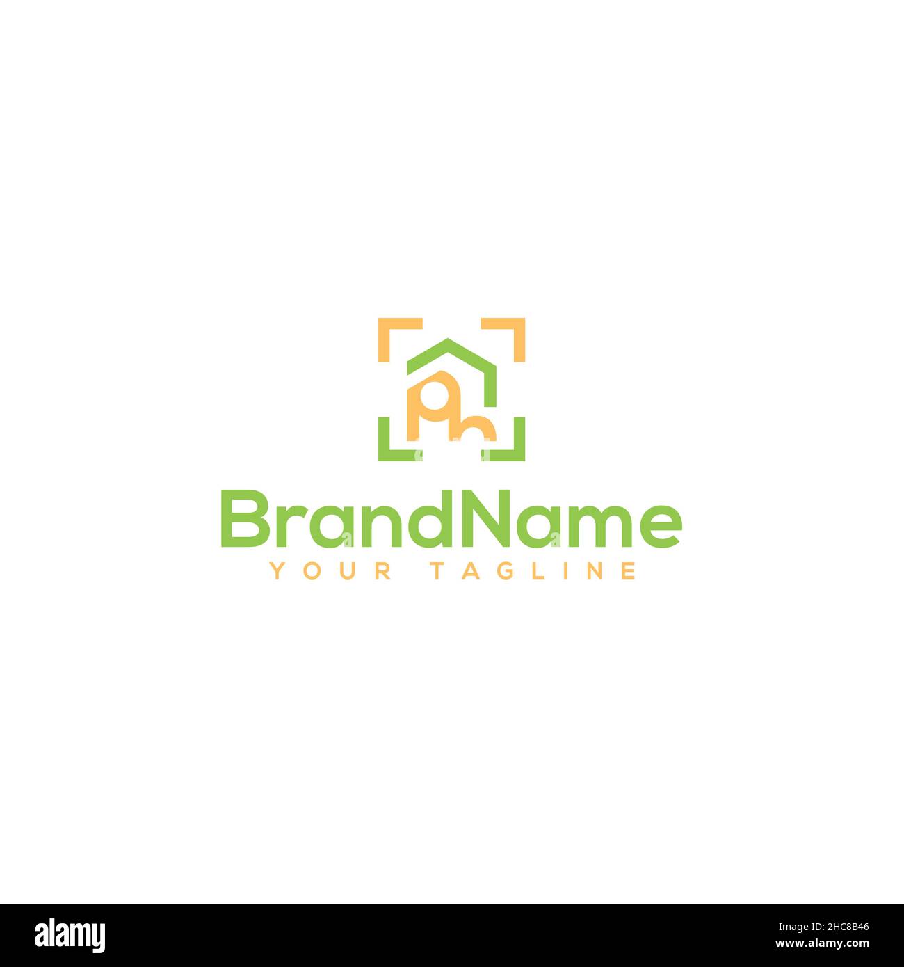 Modernes einfaches HAUS Gebäude Haus Logo Design Stock Vektor
