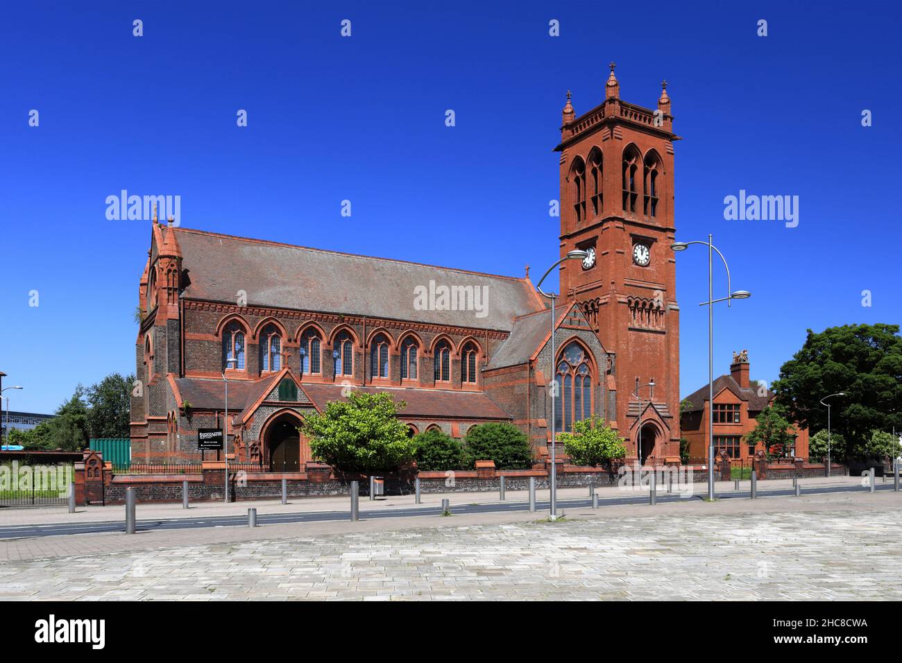 St Paul's Church, Widnes Town, Cheshire, England, Großbritannien Stockfoto