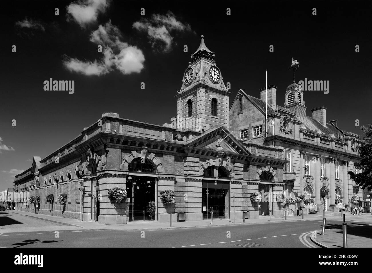 The Market Hall, Stadt Crewe, Ceshire, England, Großbritannien Stockfoto