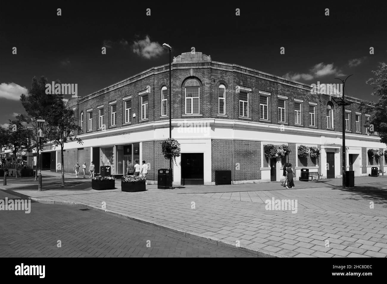 The Market Place, Stadt Crewe, Cemhire, England, Großbritannien Stockfoto