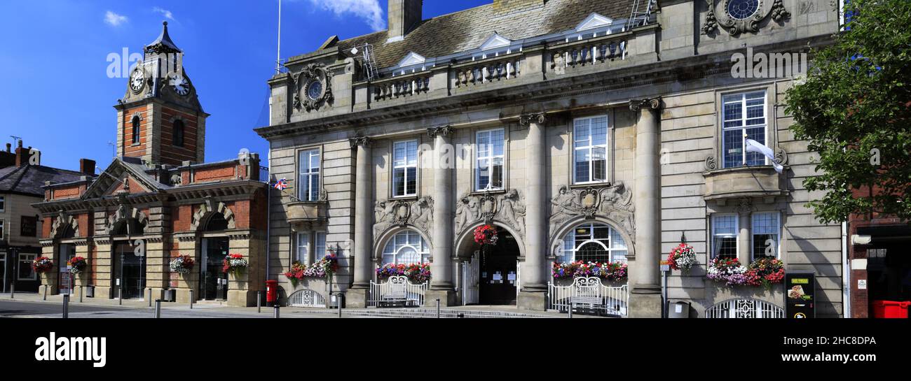 Das Registerbüro von Che-Hire East, Memorial Square, Crewe, Che-Hire, England, VEREINIGTES KÖNIGREICH Stockfoto