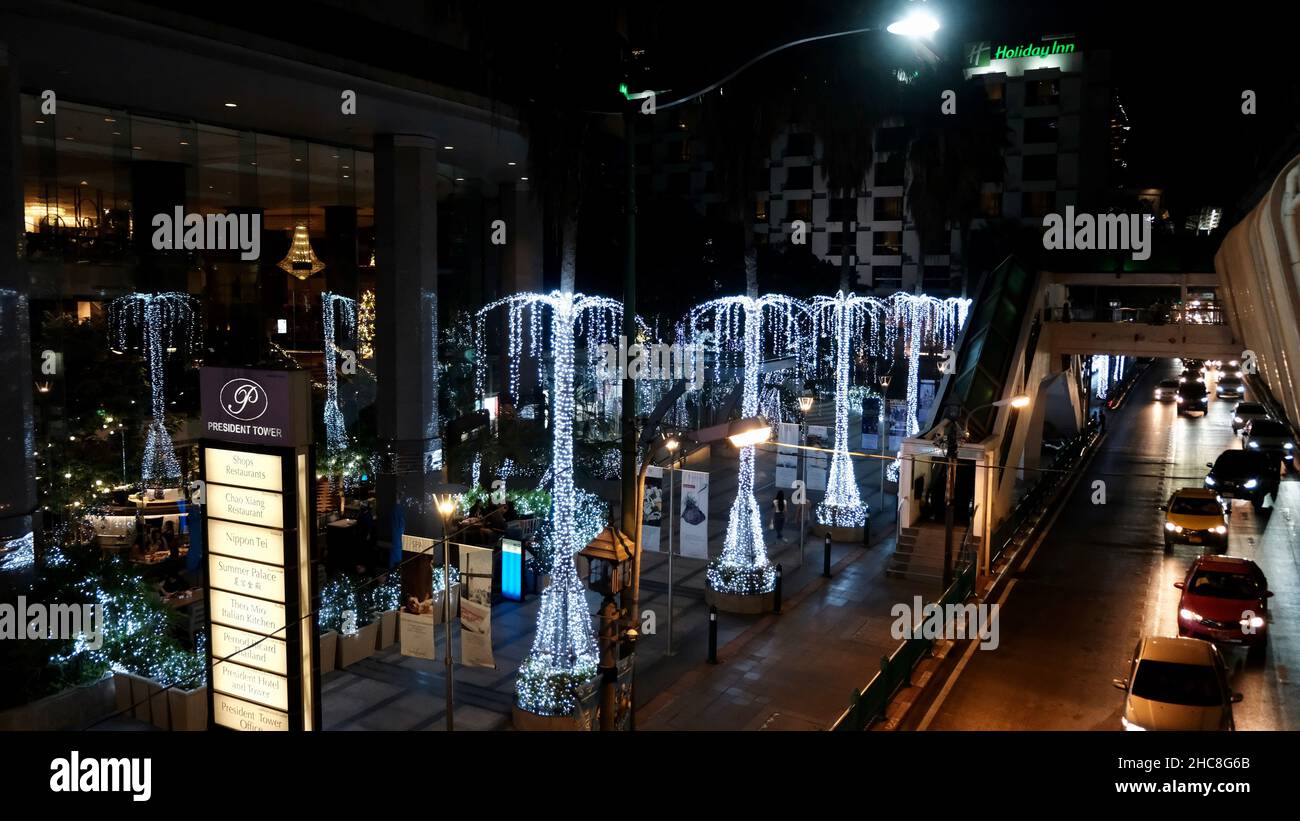 Dark Night Lights Abstracts und Hintergründe crappy Fotos Stockfoto