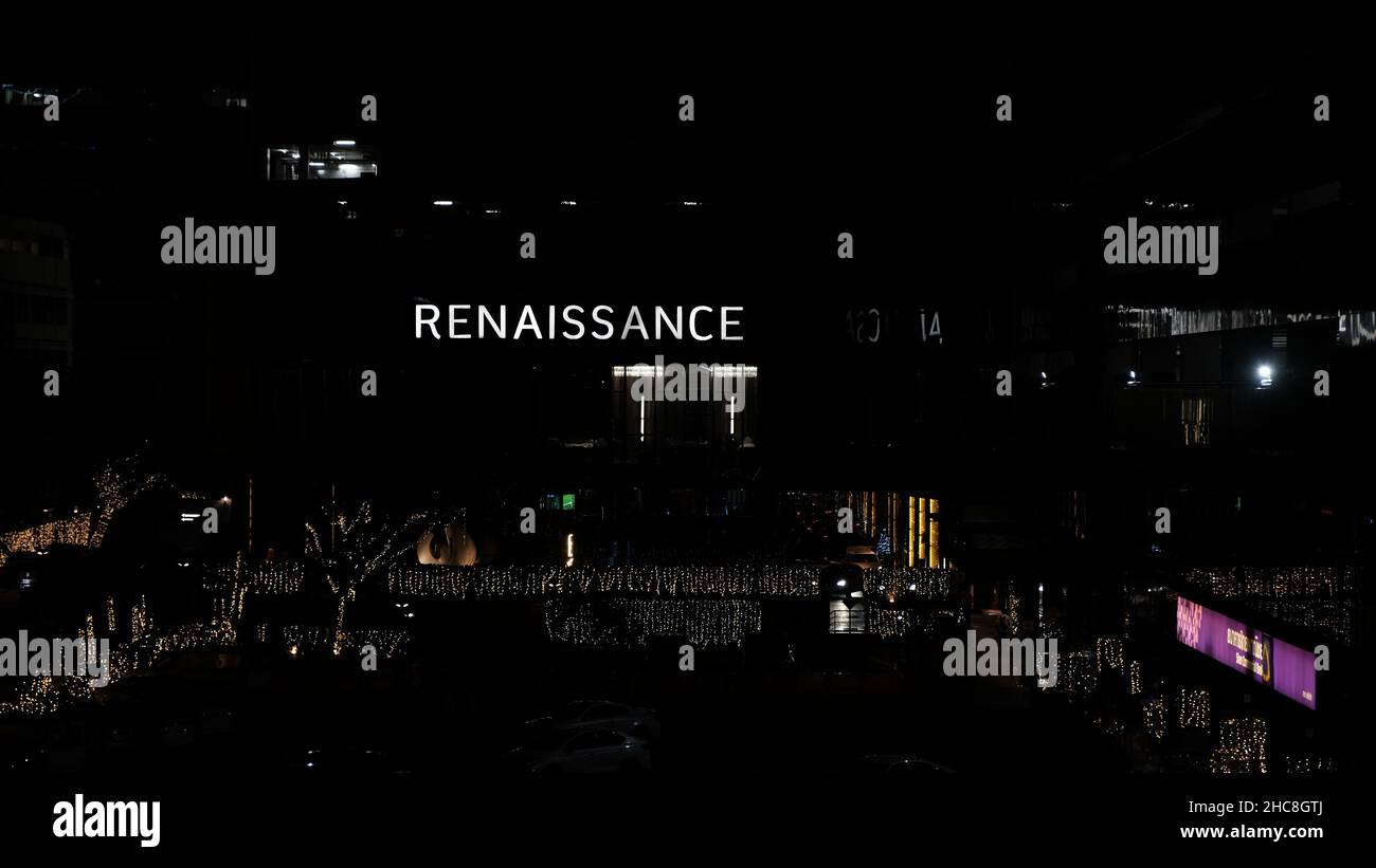 Renaissance Ratchaprasong Hotel Phloen Chit Rd, Lumphini, Khet Pathum Wan Bangkok Thailand Stockfoto