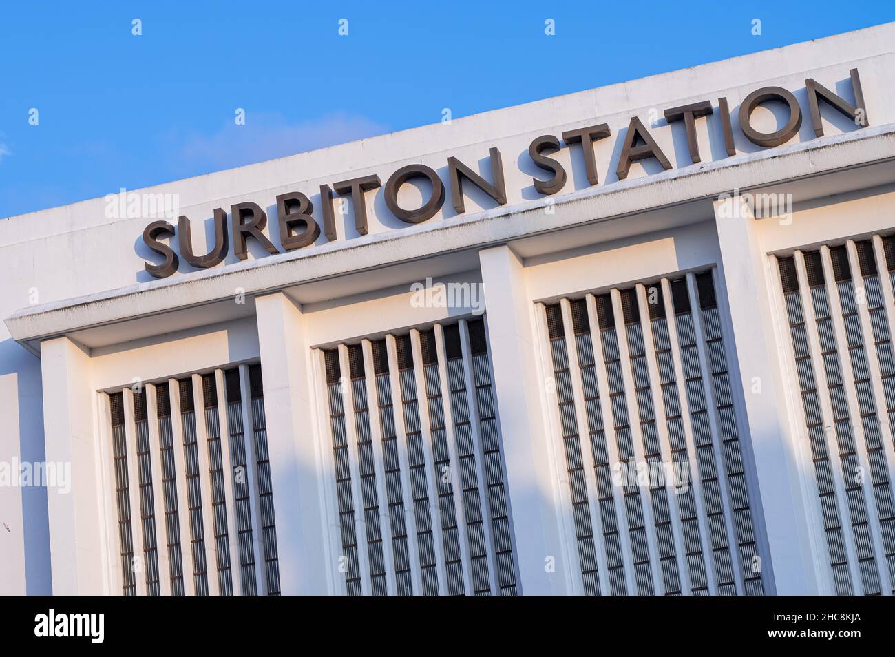 Surbiton Railway Station, Surbiton, London Stockfoto