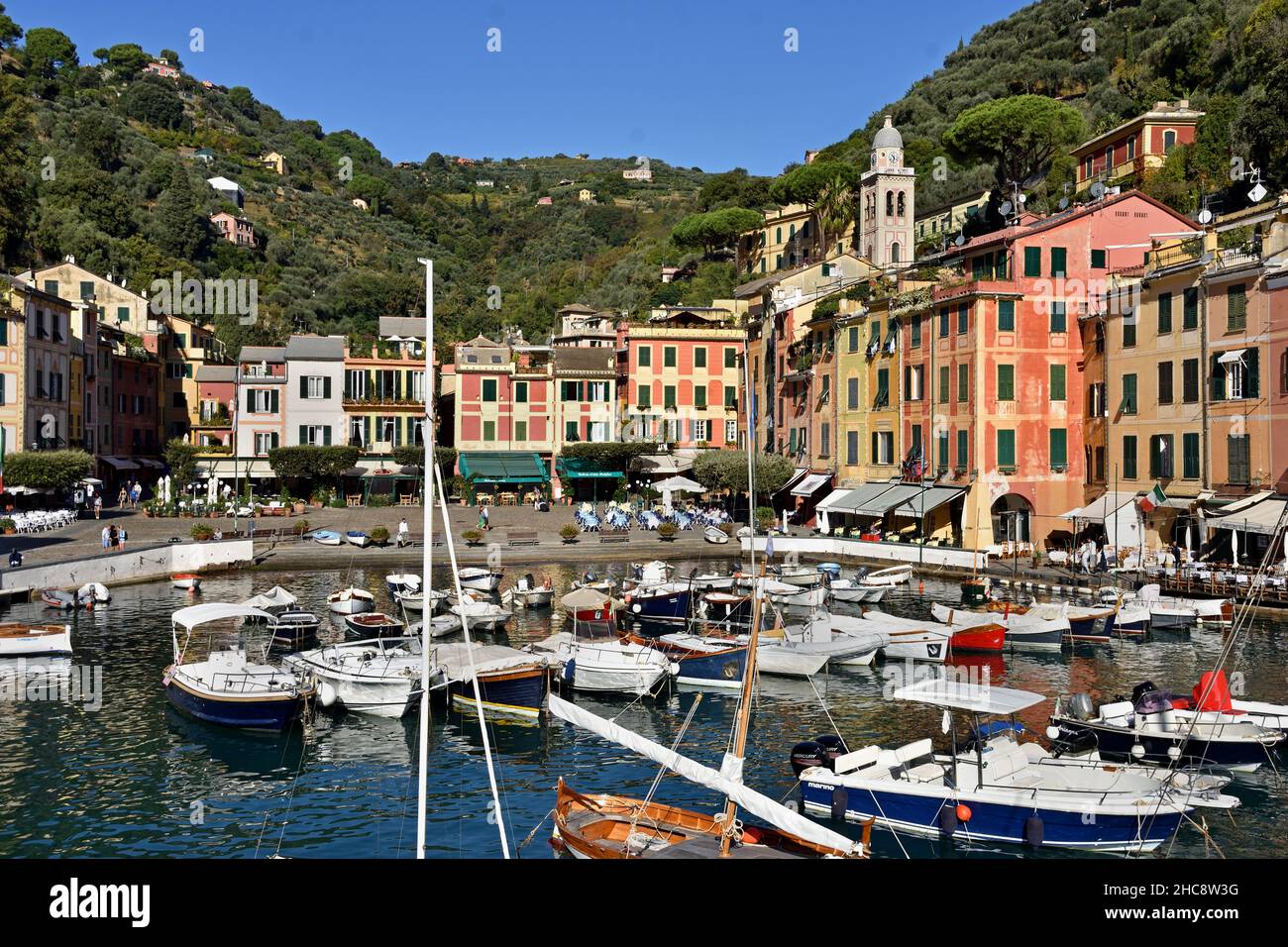 Portofino, Italien, Italienisch, Mittelmeer. Stockfoto