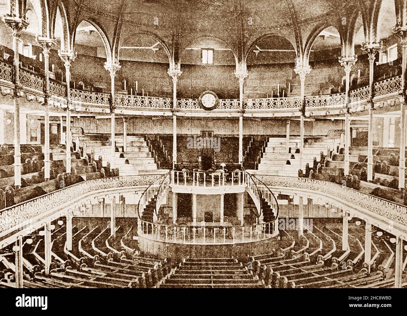 Metropolitan Tabernacle, London, viktorianische Zeit Stockfoto