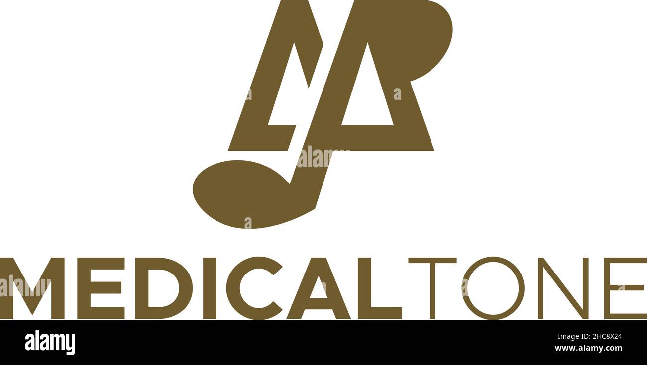 Modernes Design MEDIZINISCHE TON Klinik Logo-Design Stock Vektor