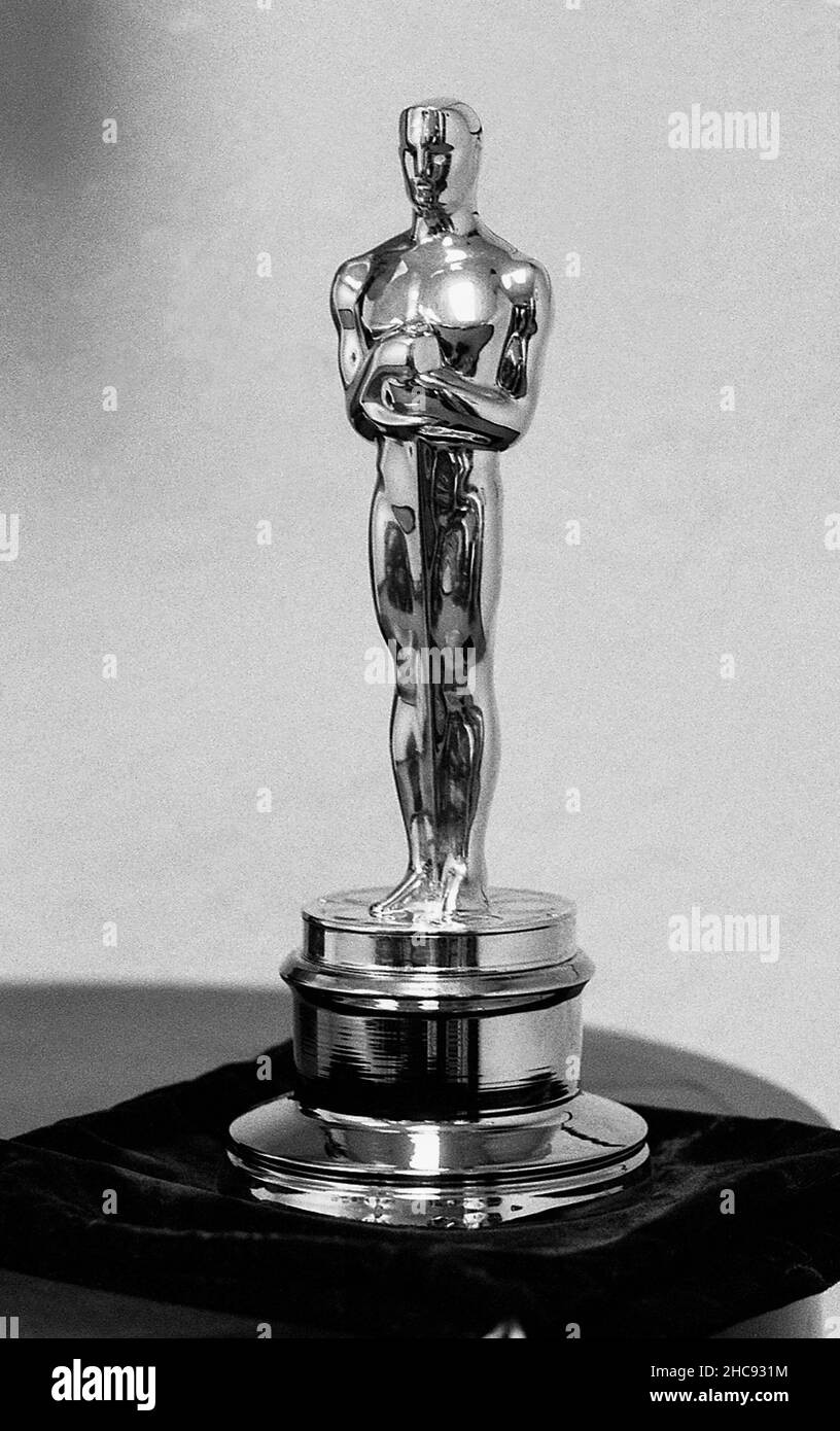 OSCAR-STATUETTE berühmter Filmpreis Stockfoto