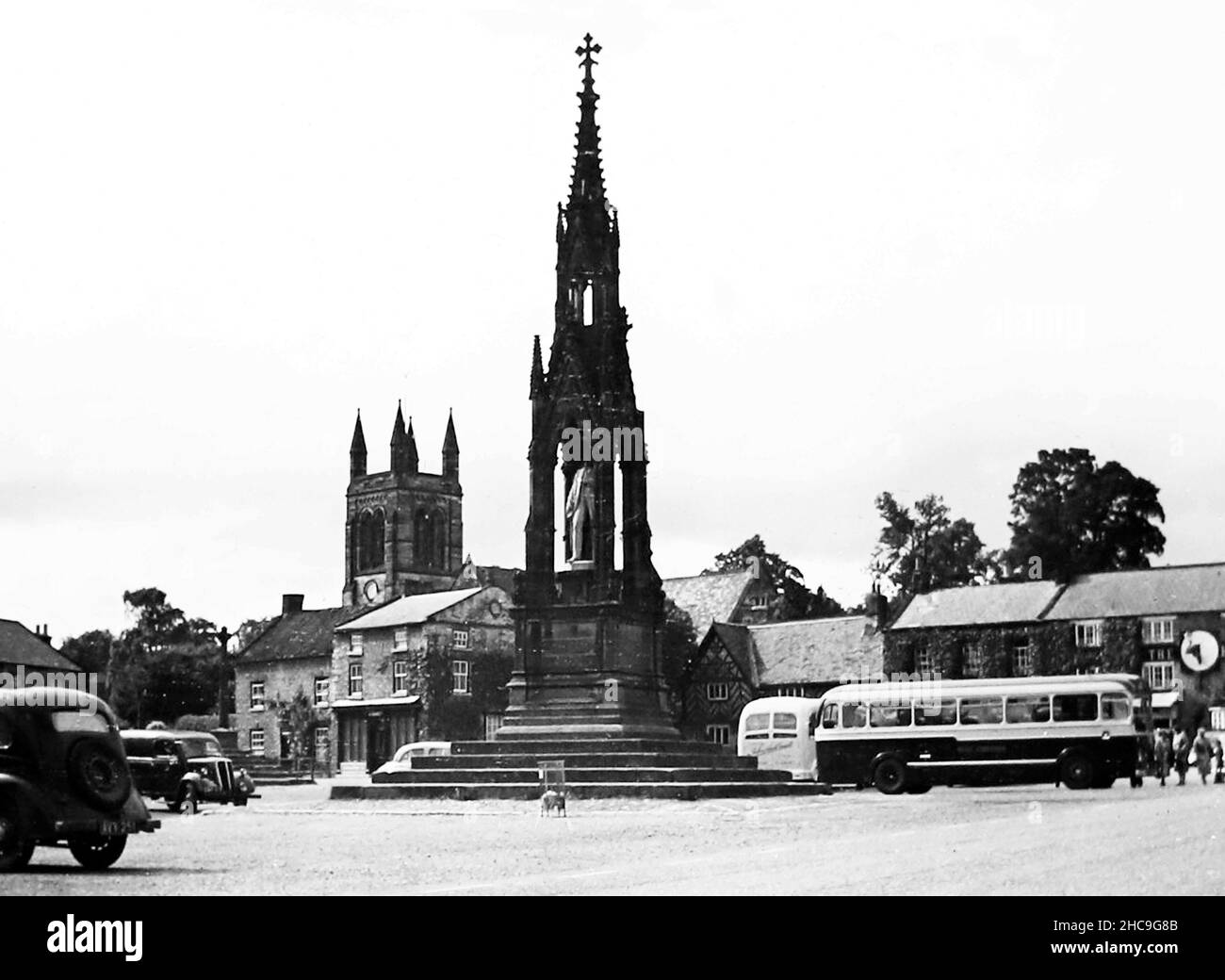 Helmsley Cross, wahrscheinlich 1940s Stockfoto