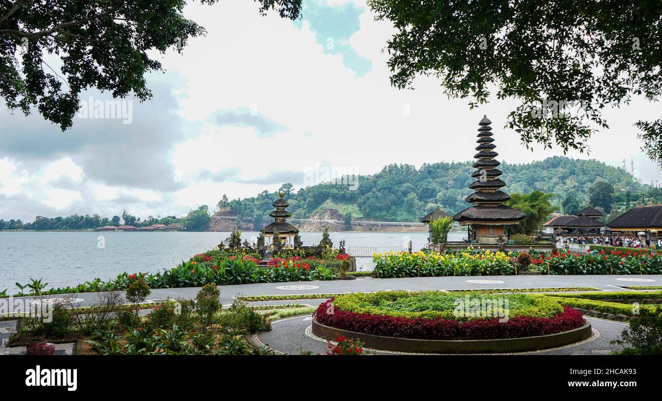 Landschaft Landschaft von See Attraktionen in Bali Stockfoto