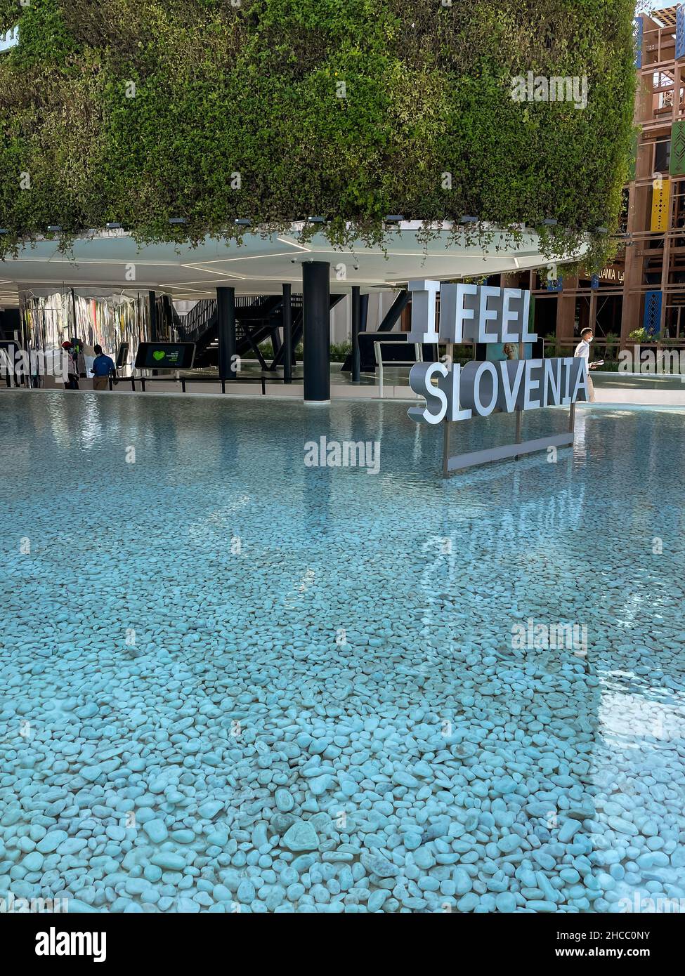 Dubai, VAE. 12.10.2021 - Slowenischer Pavillon auf der Expo 2020 Dubai Stockfoto