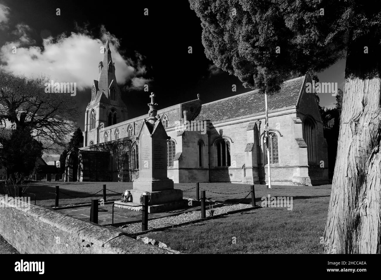 Pfarrkirche St. Marys, Dorf Warmington, Northamptonshire County, England; Großbritannien Stockfoto