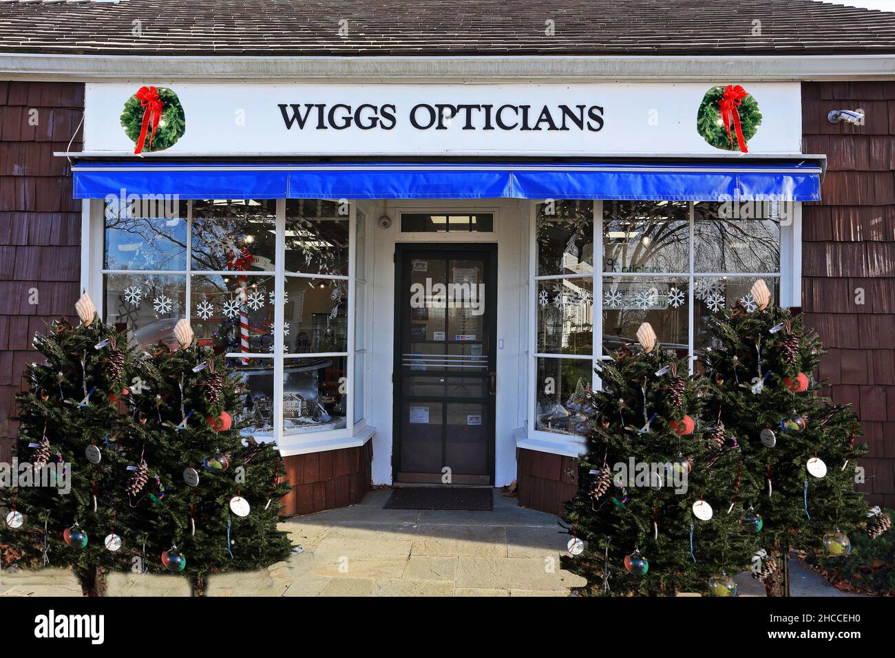 Optischer Shop Stony Brook Village Long Island New York Stockfoto