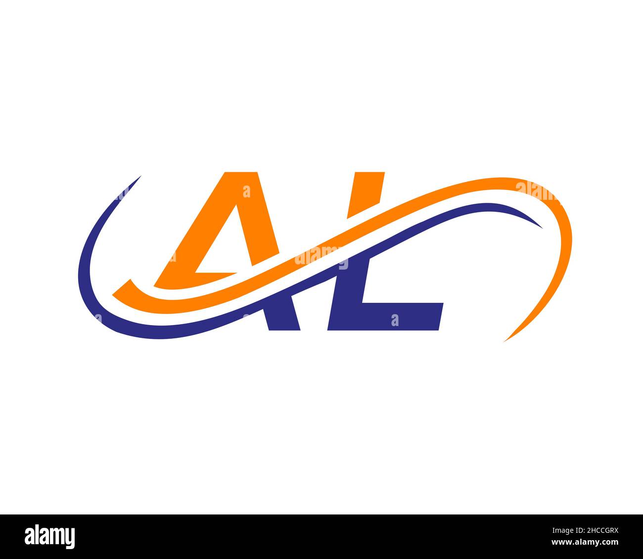 AL Logo Design für Finanz-, Entwicklungs-, Investitions-, Immobilien- und Managementunternehmen Vektorvorlage. AL Letter Linked Business Logo. Anfängliche AL Stock Vektor