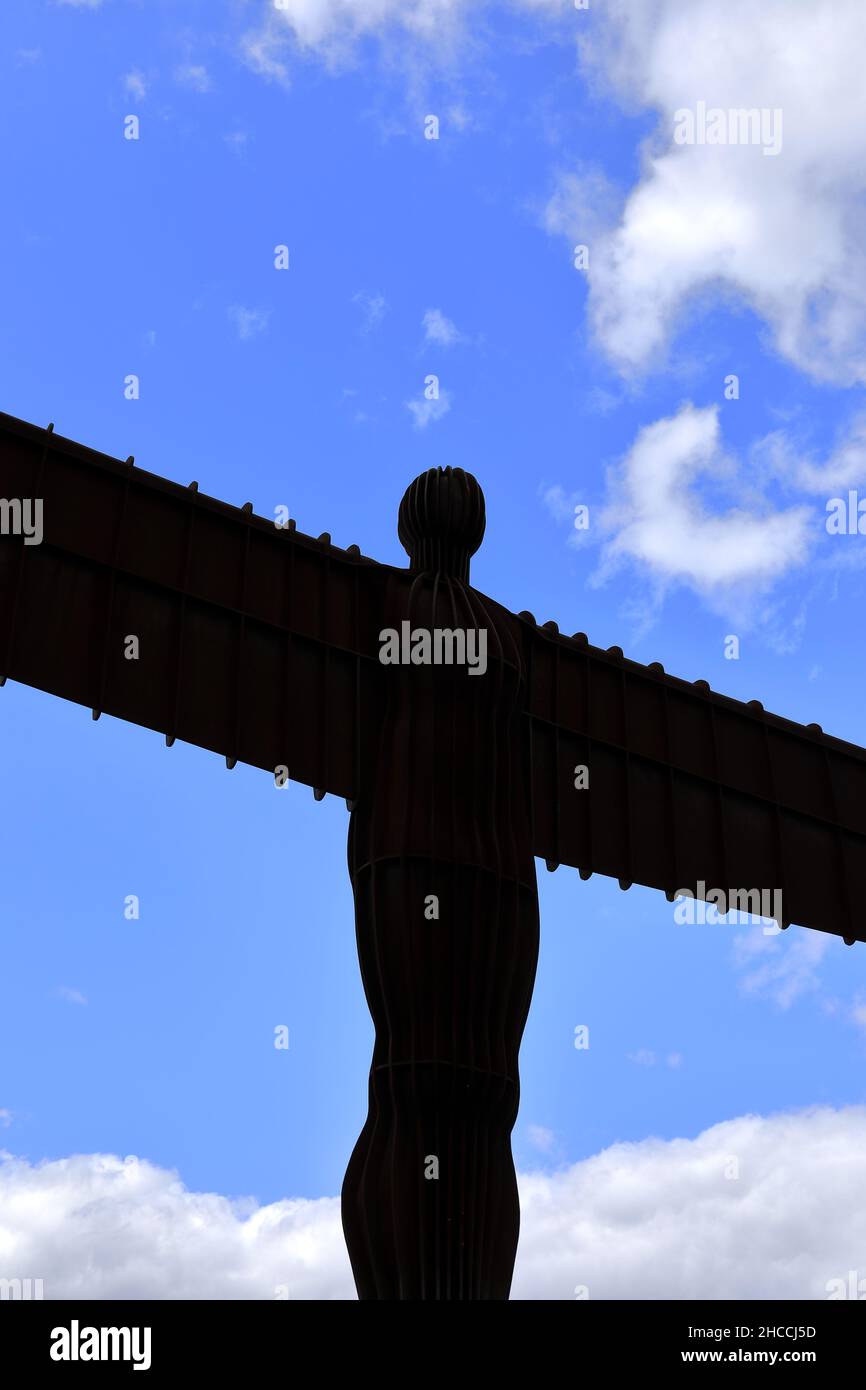 The Angel of the North Skulptur von Antony Gormley, Gateshead, Tyne and Wear, Northumberland, England, VEREINIGTES KÖNIGREICH Stockfoto