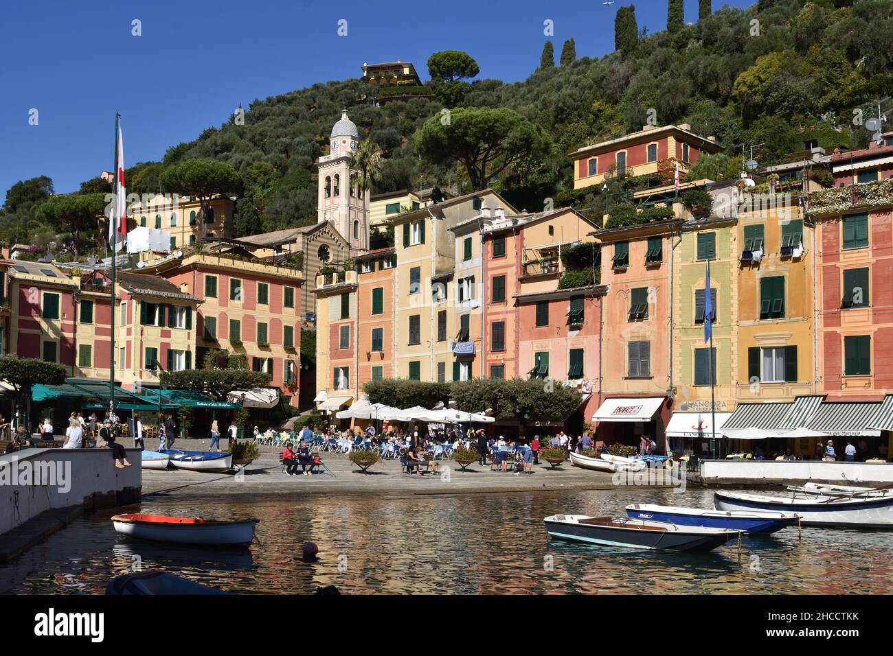 Portofino, Italien, Italienisch, Mittelmeer. Stockfoto