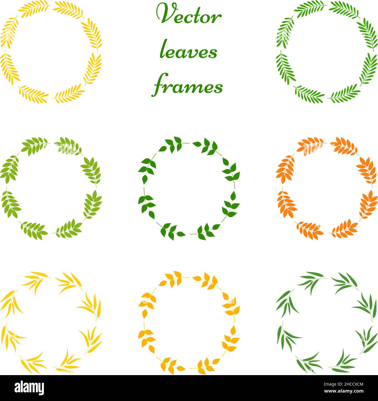 Satz Lamellen Rahmen, Vektorgrafik Stock Vektor