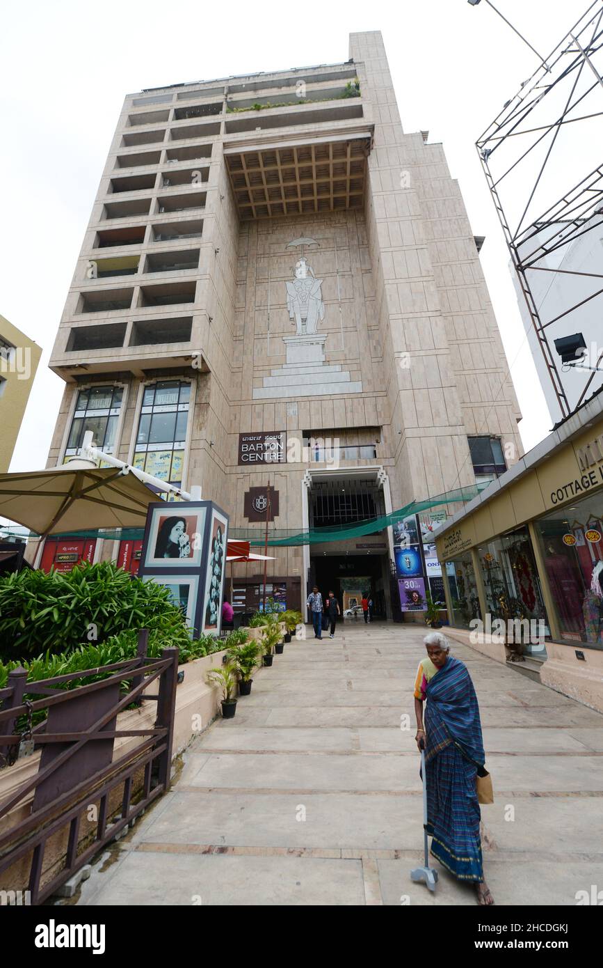 Barton Center an der M. G. Road im Stadtzentrum von Bangalore, Indien. Stockfoto