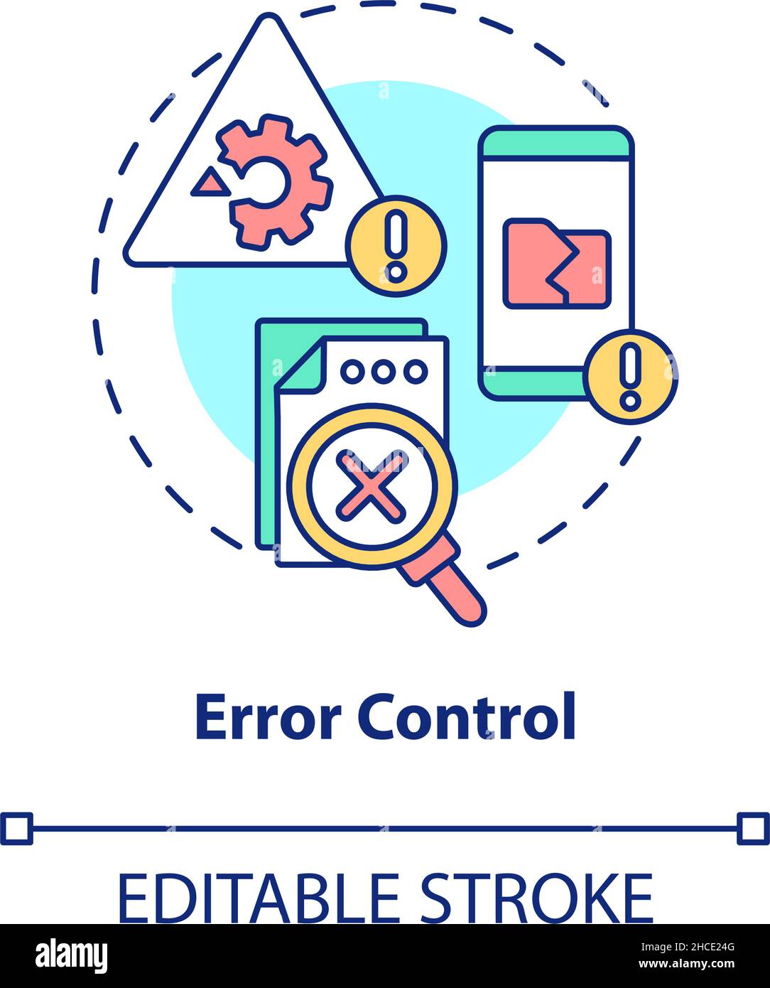 Fehler korrektur Stock-Vektorgrafiken kaufen - Alamy