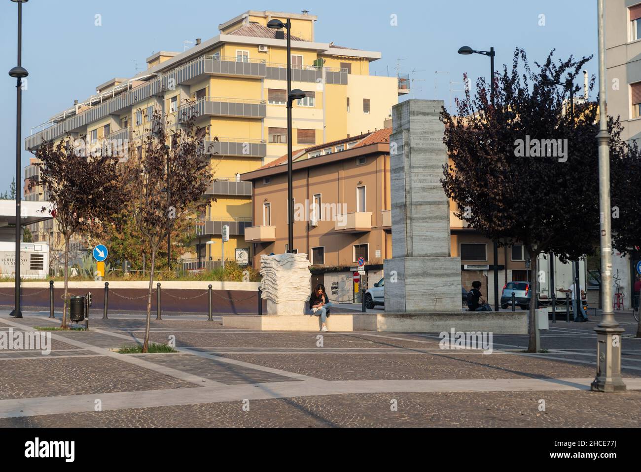 Piazza Unione, Pescara, Abruzzen, Italien, Europa Stockfoto