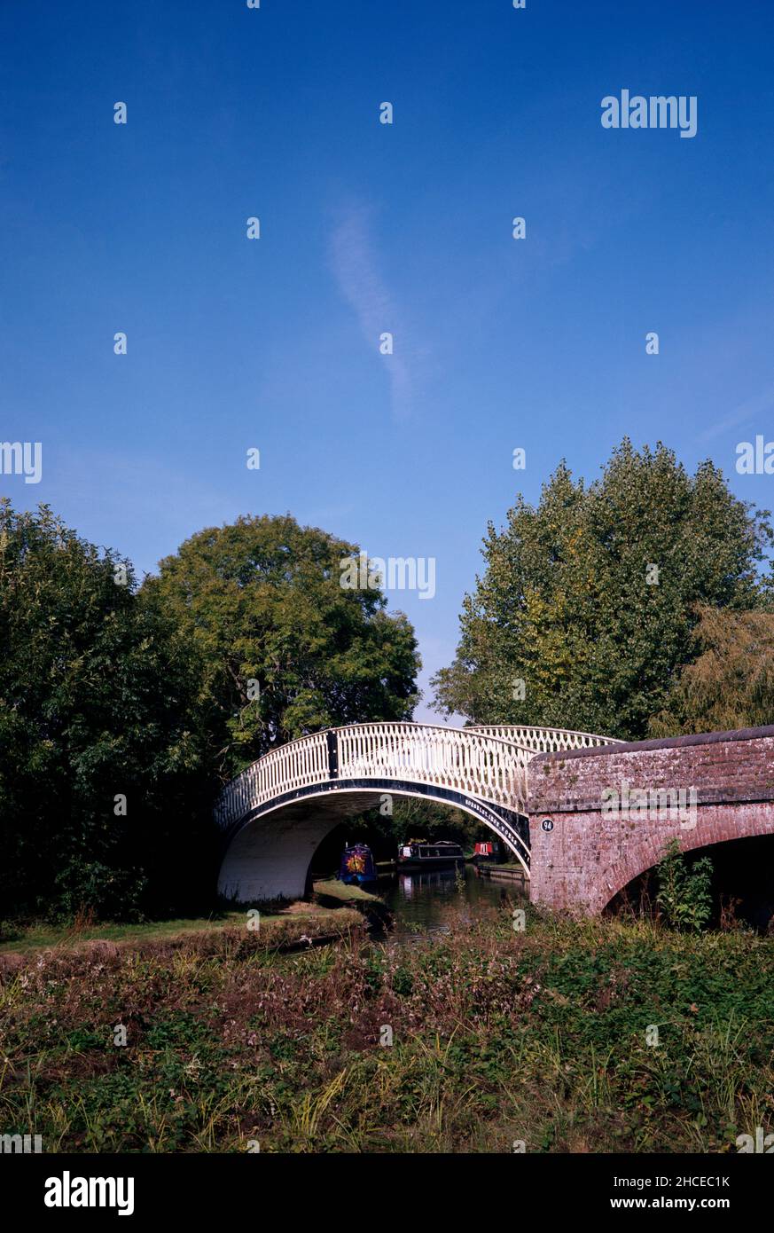 kanalbrücke Braunston Stockfoto