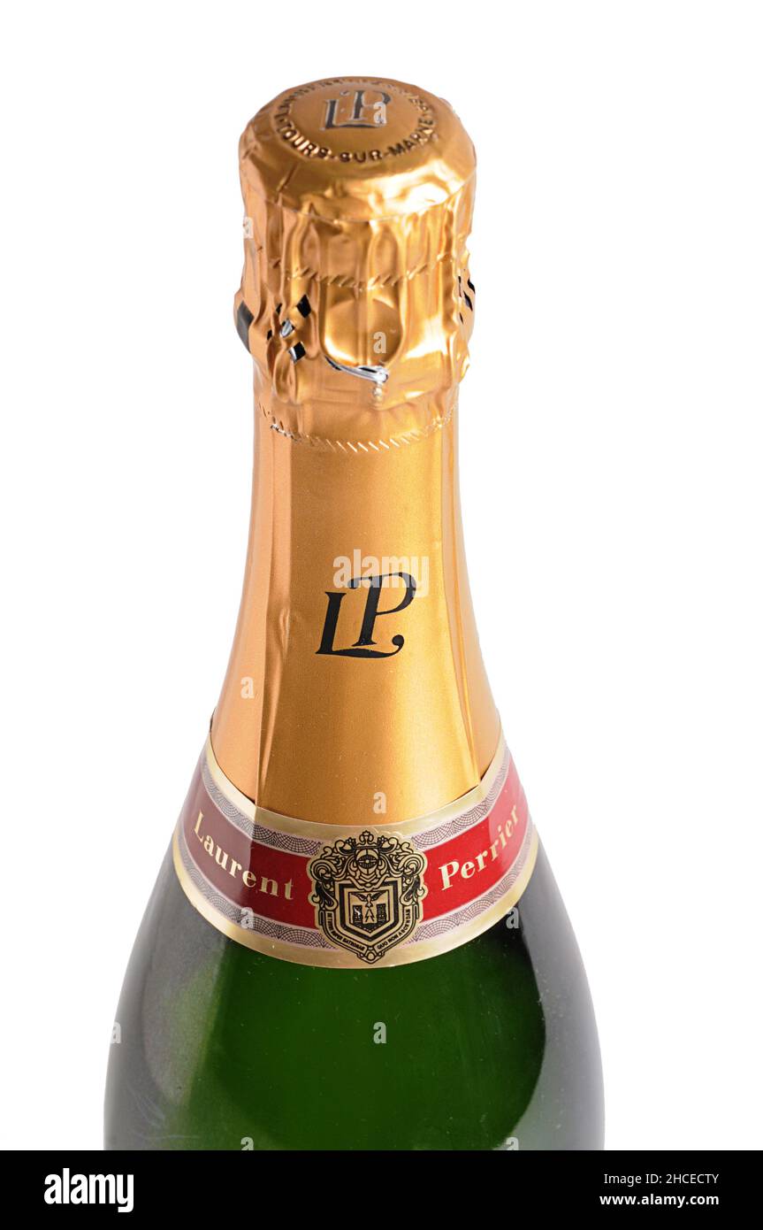 Laurent-perrier Champagner-Studiofotografie Stockfoto