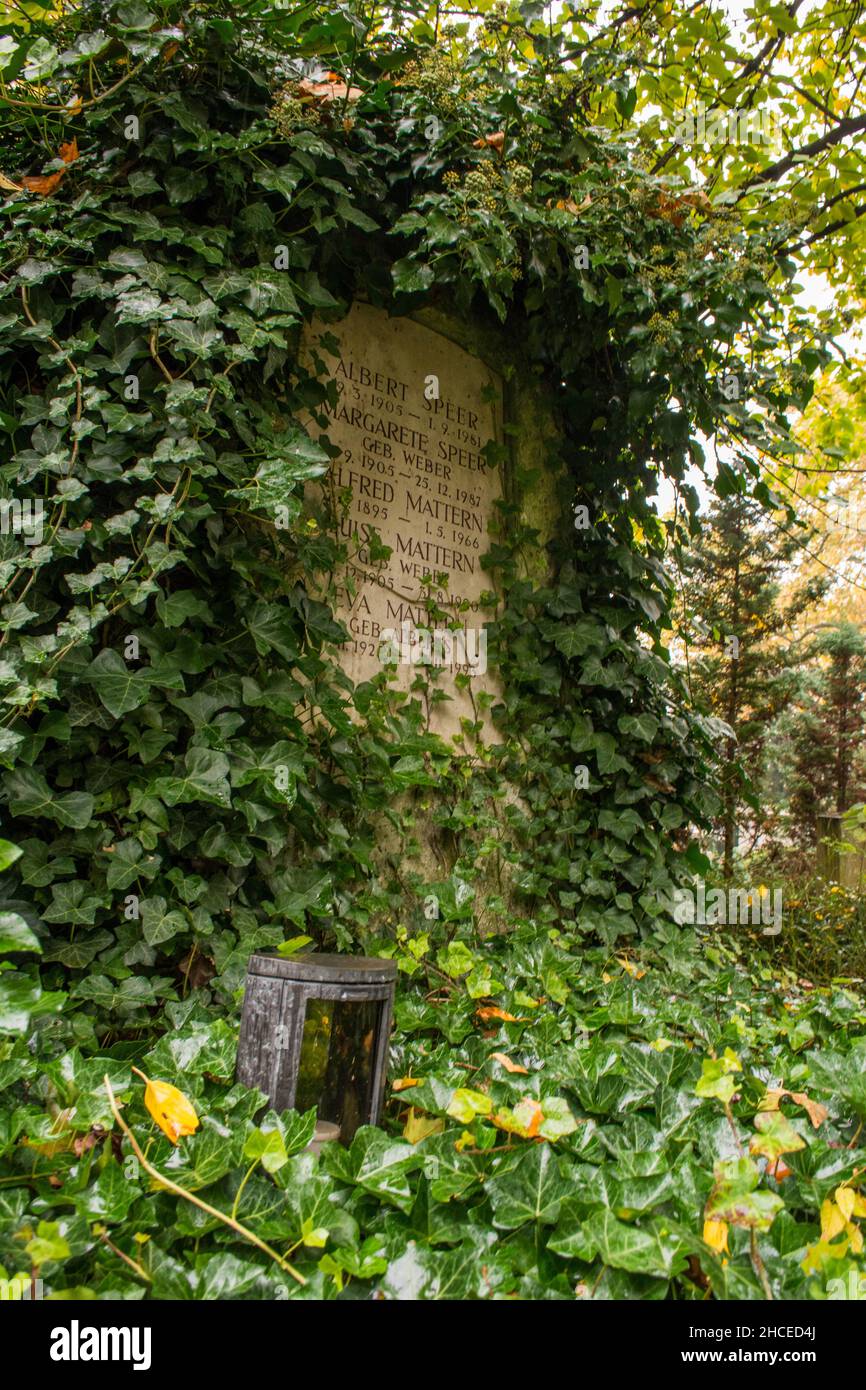 Albert Speer Grab in Heidelberg, Deutschland Stockfoto