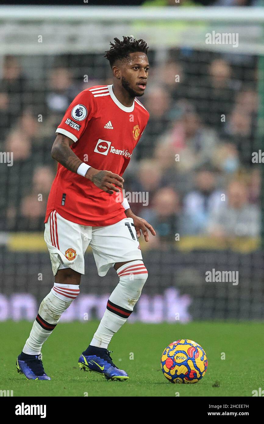 Fred #17 von Manchester United in Aktion während des Spiels Stockfoto