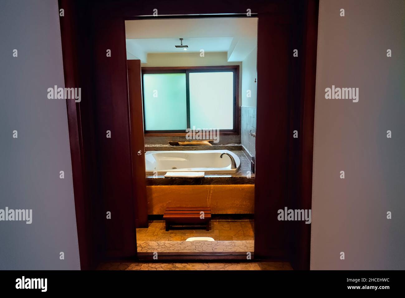 Whirlpool im Tabacon Resort, La Fortuna, Costa Rica Stockfoto