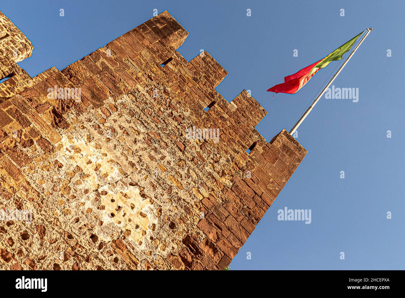 Burg von Silves Portugal Stockfoto