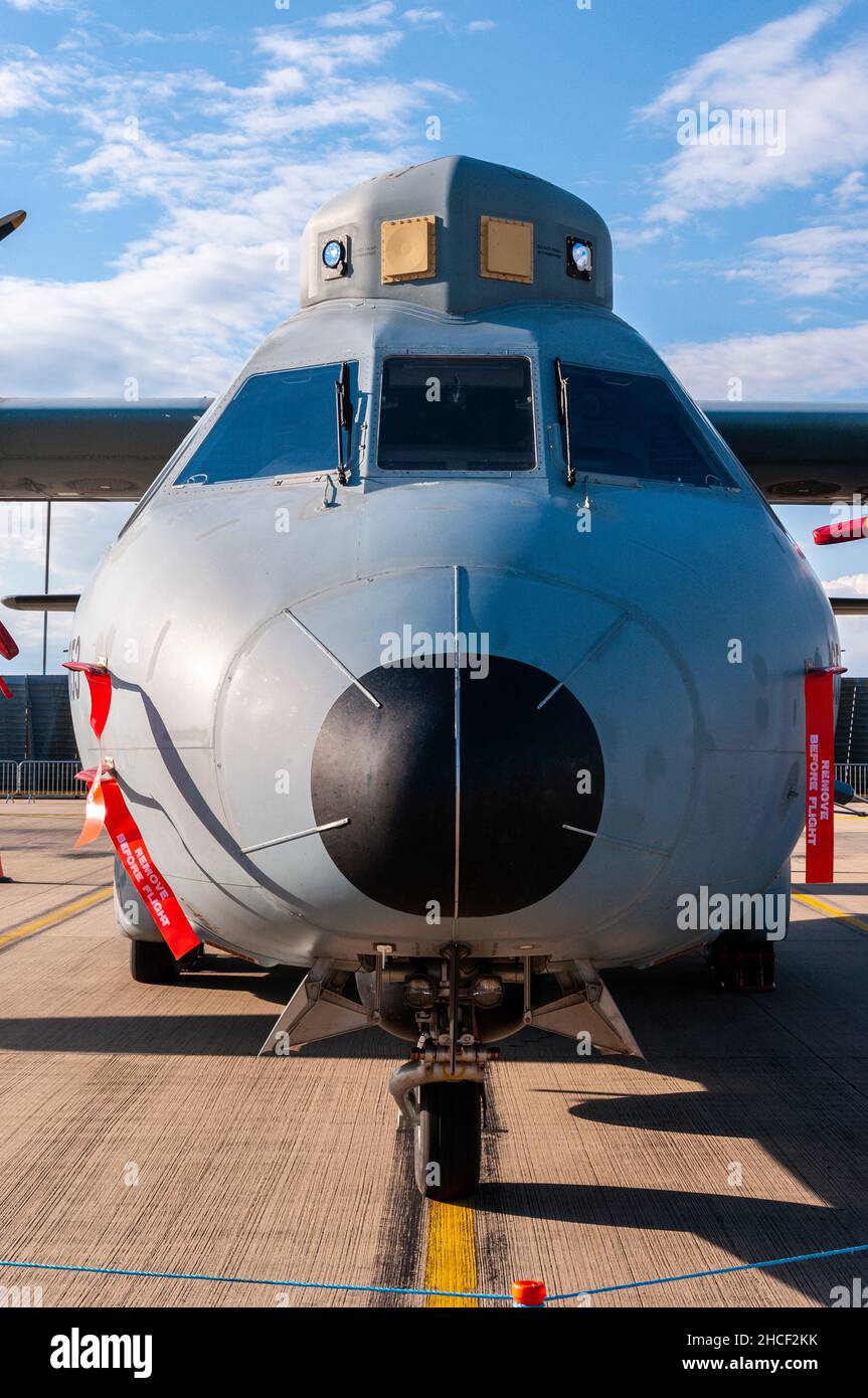 Türkische Marine CASA CN-235M-100 MPA, Maritime Patrol Aircraft. CASA /IPTN CN-235 NUMMER TCB-653. Anti-U-Boot-Kriegsführung Militärflugzeug. Stockfoto