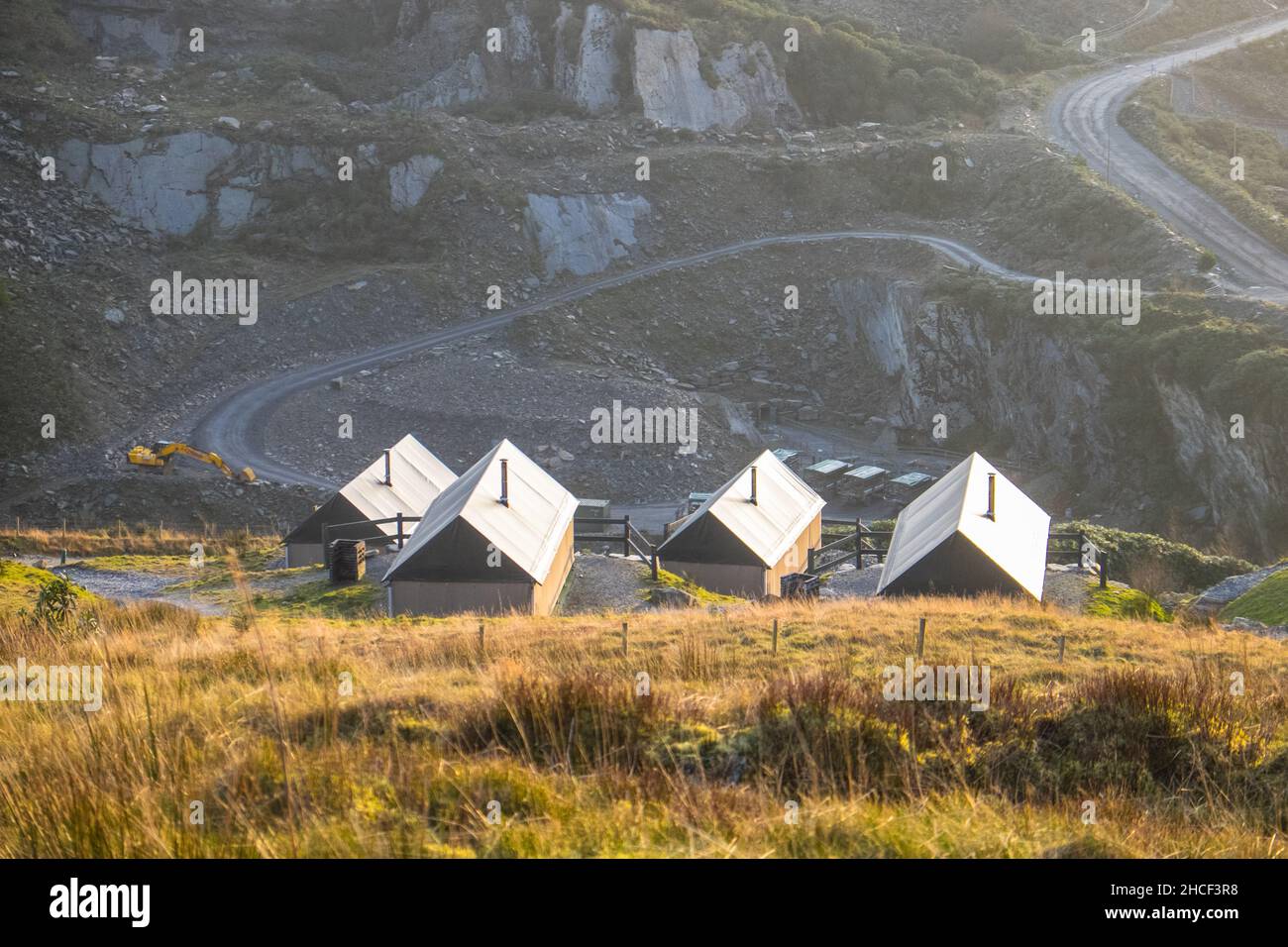 Lodges, Hütten, Glamping, Unterkunft, at, Slate Mountain Glamping