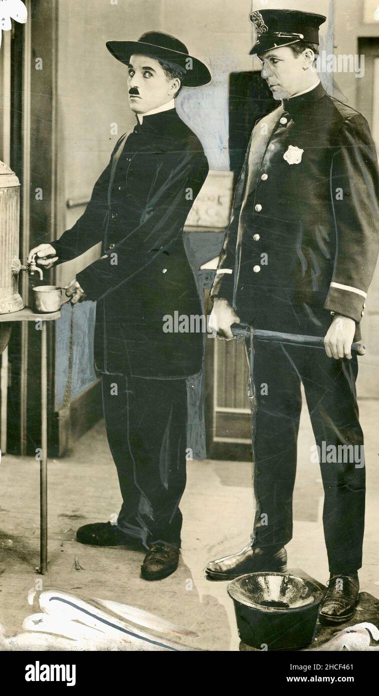 Charlie Chaplin im Pilger - 1923 Stockfoto