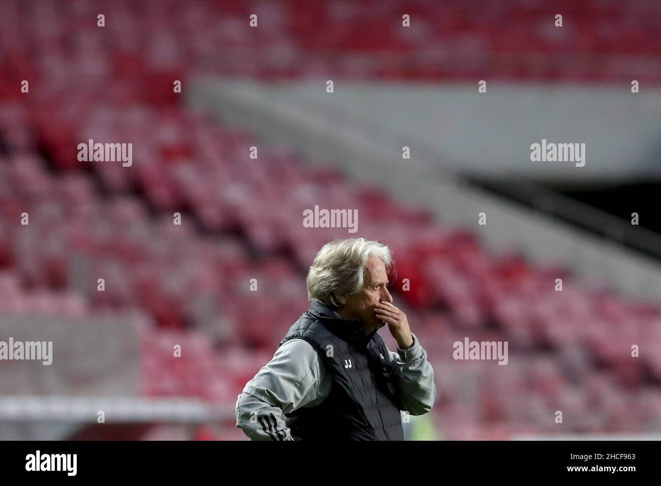 Lissabon, Portugal. 28th Dez 2021. (BILD DER DATEI) SL Benfica hat Cheftrainer Jorge Jesus in einer Reihe schlechter Ergebnisse entlassen und hat Risse bei einigen der besten Spieler des Teams gemeldet, teilte der Club heute am 28. Dezember 2021 in Lissabon, Portugal, mit. (Bild: © Pedro Fiuza/ZUMA Press Wire) Stockfoto