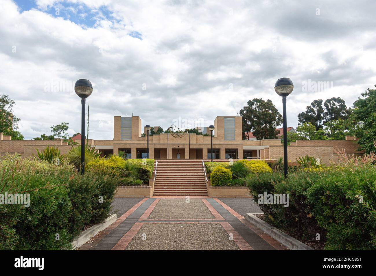 Die Hörsäle auf dem Campbelltown Campus der Western Sydney University Stockfoto