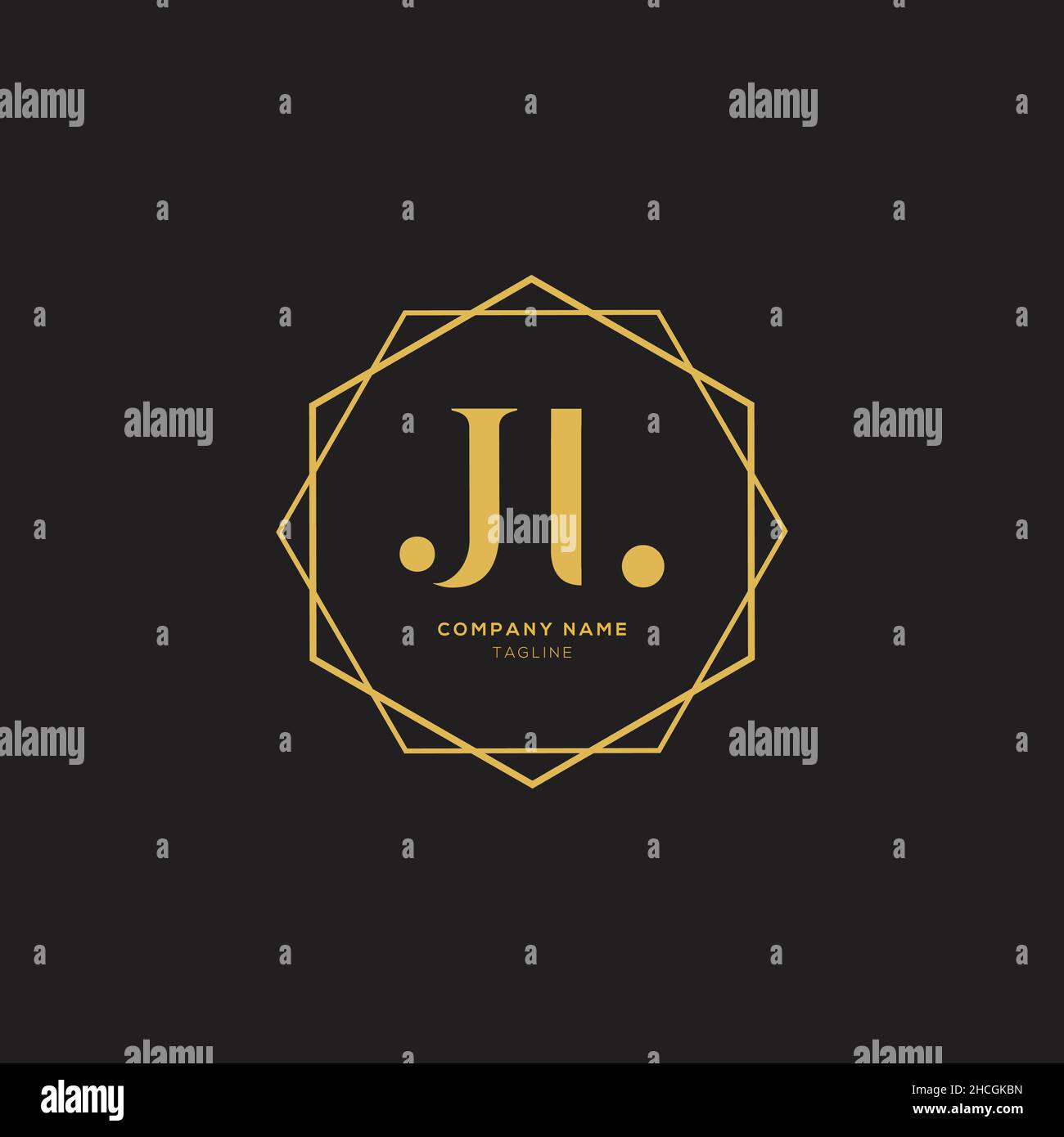 Einzigartiges modernes JL-Buchstaben Business Logo Design Alphabet Symbol Vektor-Symbol. Kreative, elegante JL-Logo-Vorlage. Stock Vektor