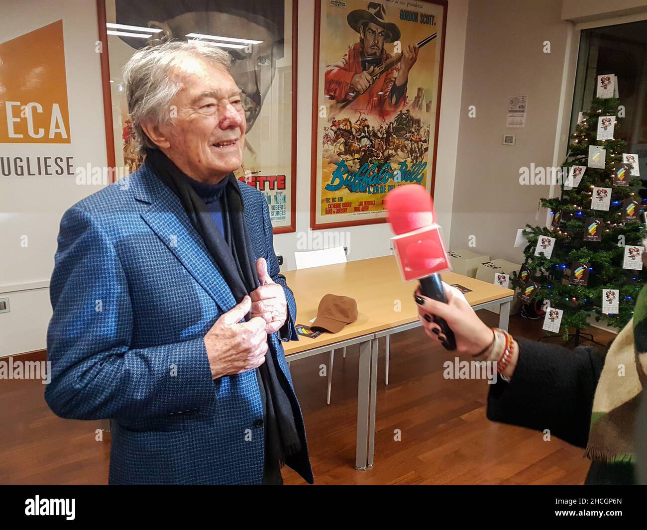 Der Kinomaler Renato Casaro, der letzte Maler von Cinema Boards Stockfoto