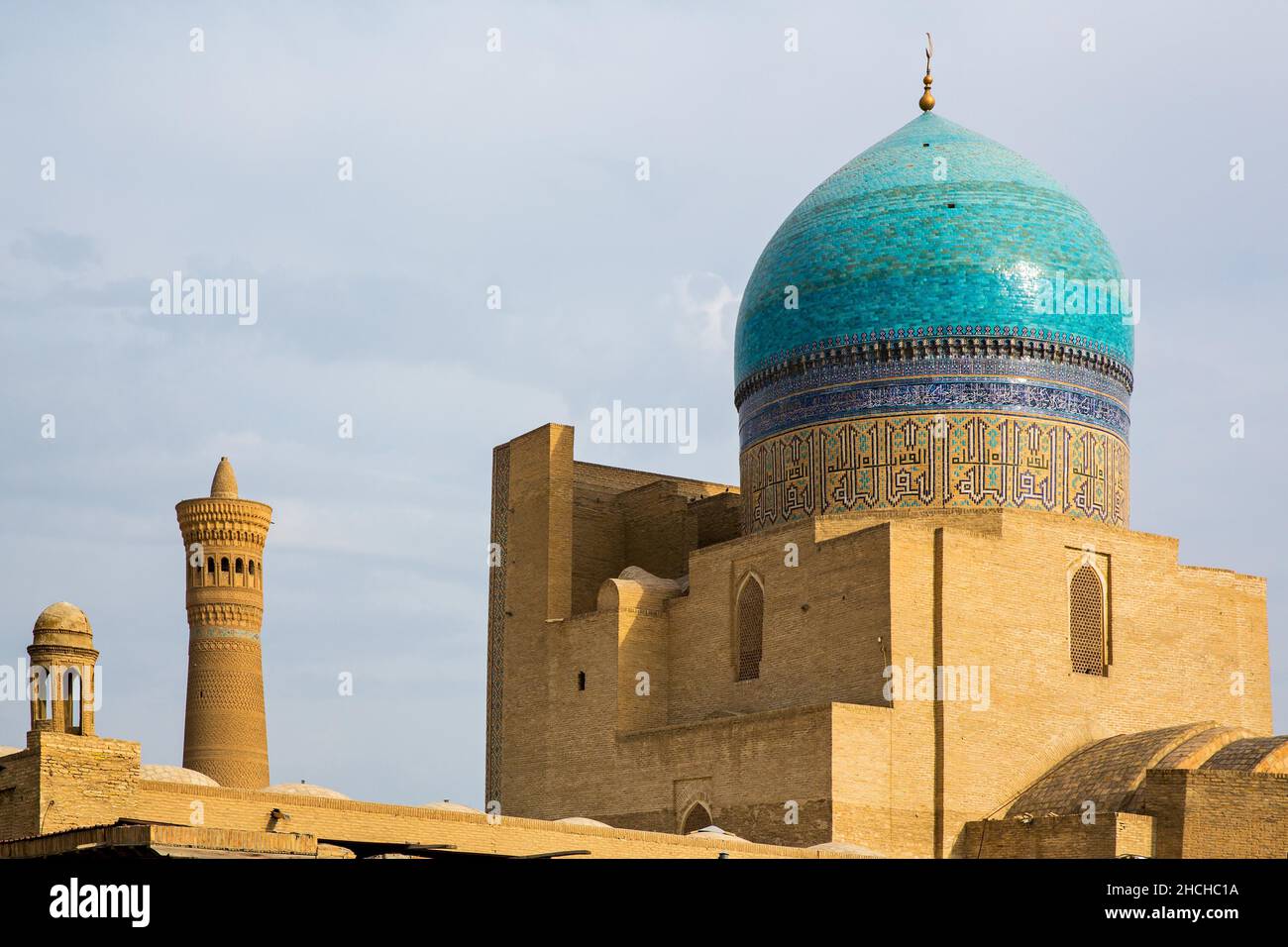 Moschee und Minarett Kalon, Ensemble POI Kalon, Buchara, die Heilige Stadt, Usbekistan, Usbekistan Stockfoto