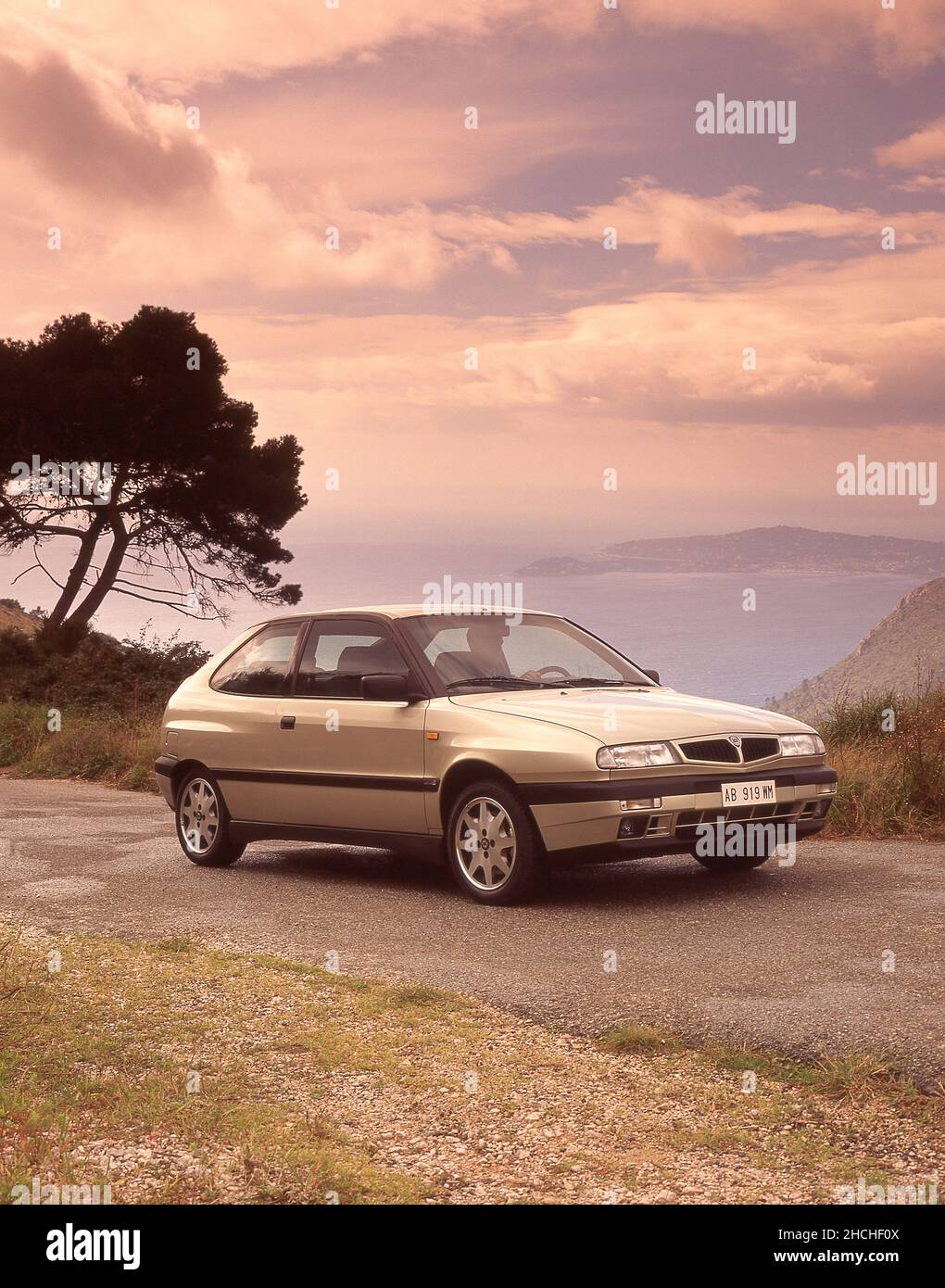 1996 Lancia Delta HPE 2,0 Liter in Südfrankreich und Monte Carlo Stockfoto