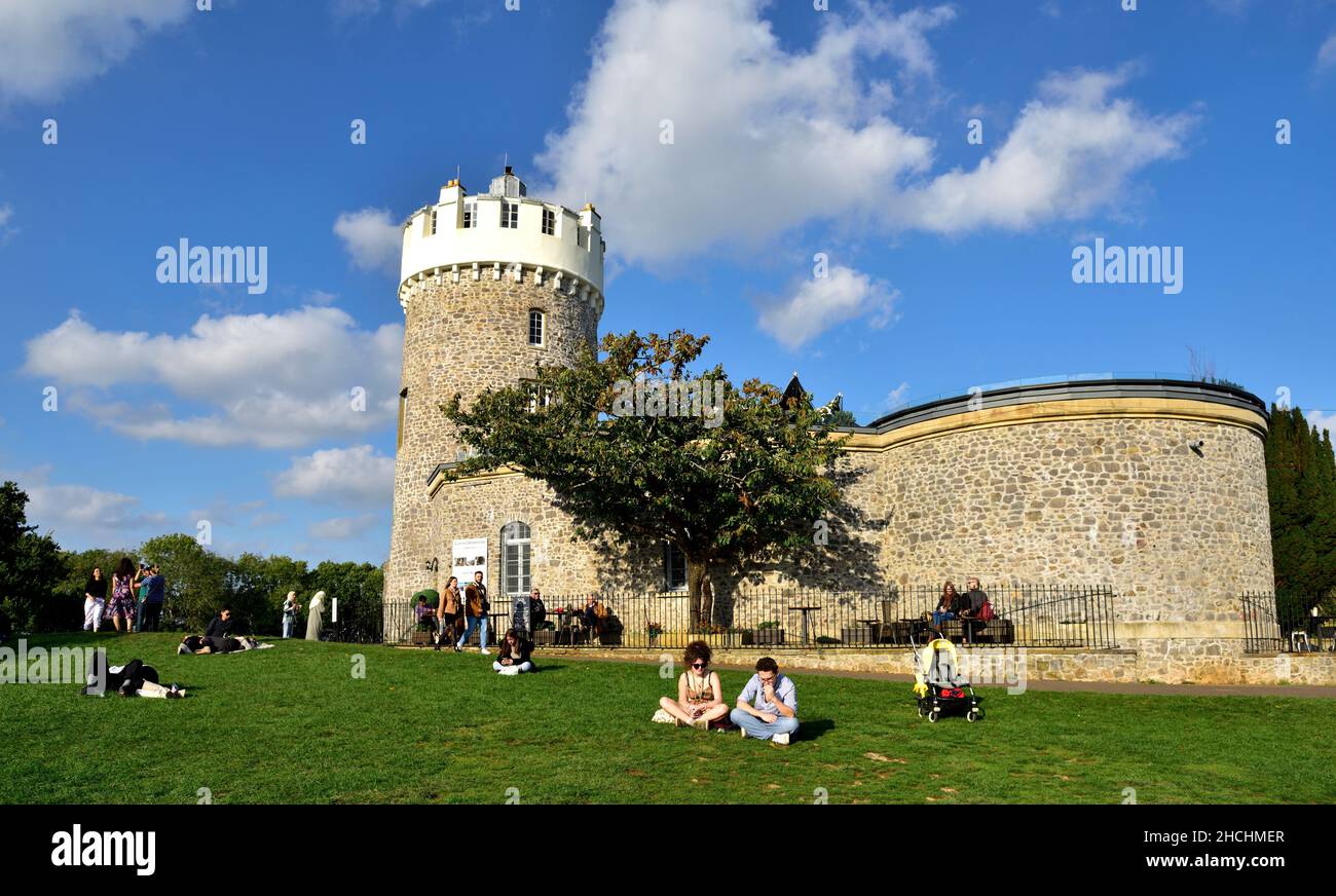 Clifton Camera Obscura und Observatorium im Downs Park, Bristol Stockfoto