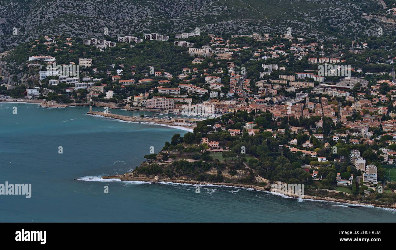 Der Küstenort Cassis am französischen Mittelmeer
