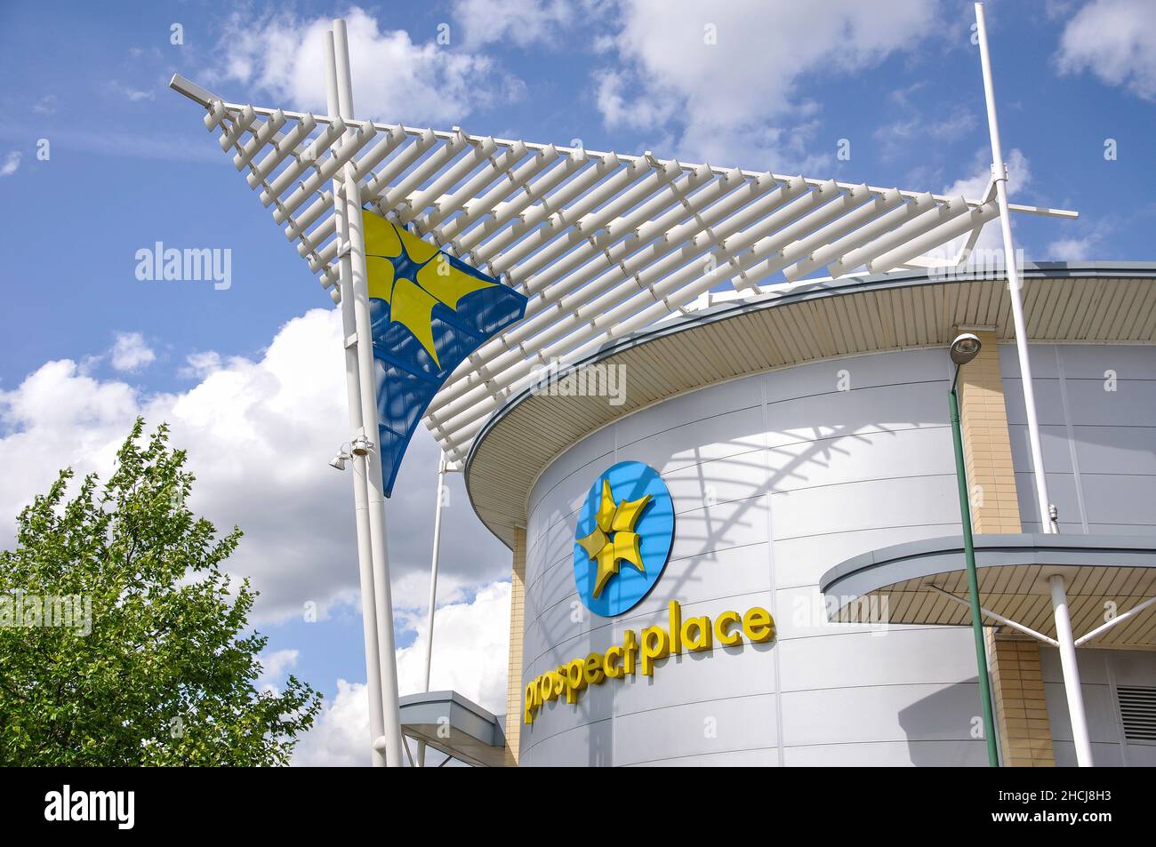 Aussicht auf Place Einkaufszentrum, High Street, Dartford, Kent, England, Großbritannien Stockfoto