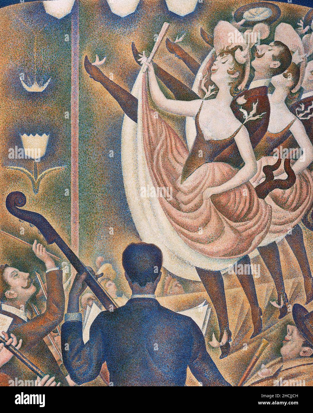 Le Chahut von Georges Seurat Stockfoto