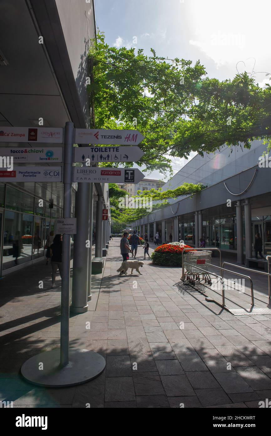 Europa, Italia, Lombardia, Milano, quartiere Portello, Parco Industria Alfa Romeo. Europa, Italia, Lombardia, Milano, quartiere Portello, Parco Indust Stockfoto