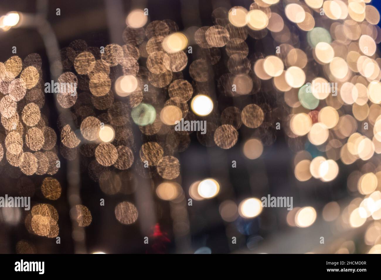 Bunte Bokeh Lichter Mit Einem Dunklen Hintergrund Perfekt Für Coole Tapeten  Stockbild - Bild von unschärfe, form: 186661113