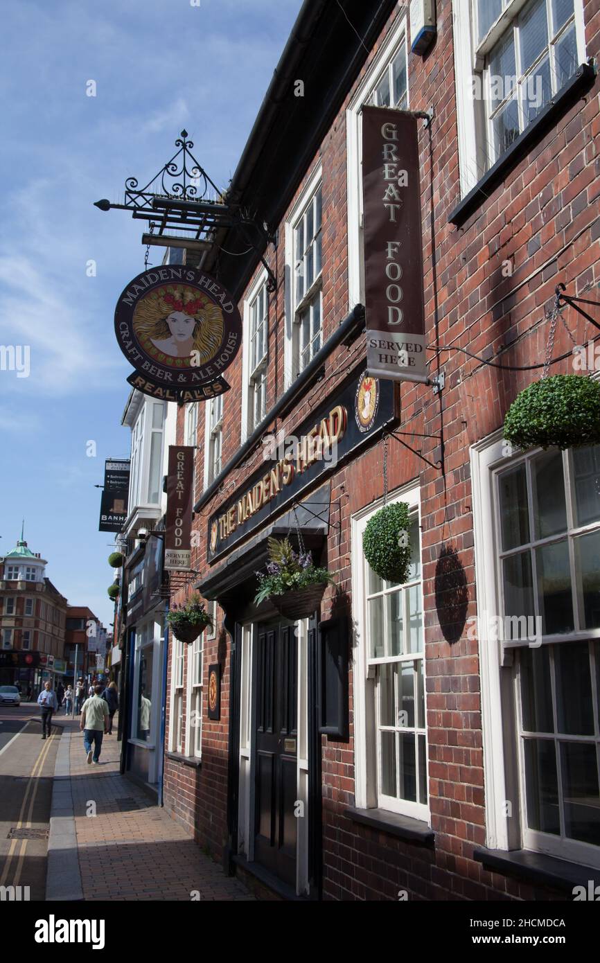 The Pub, The Maidens Head, in Maidenhead, in der britischen Grafschaft Barkshire Stockfoto