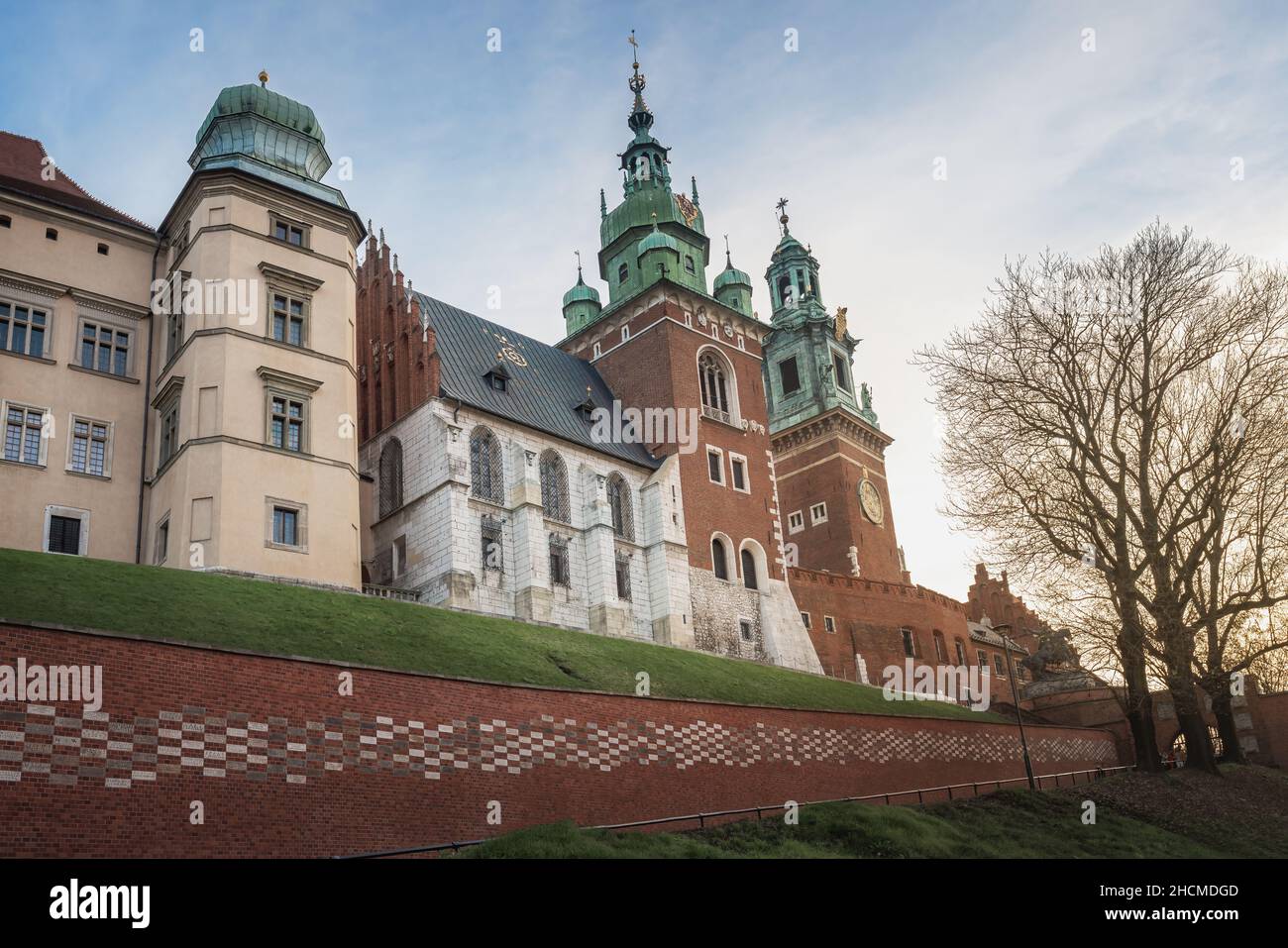 Wawel Castle und Wawel Cathedral - Krakau, Polen Stockfoto