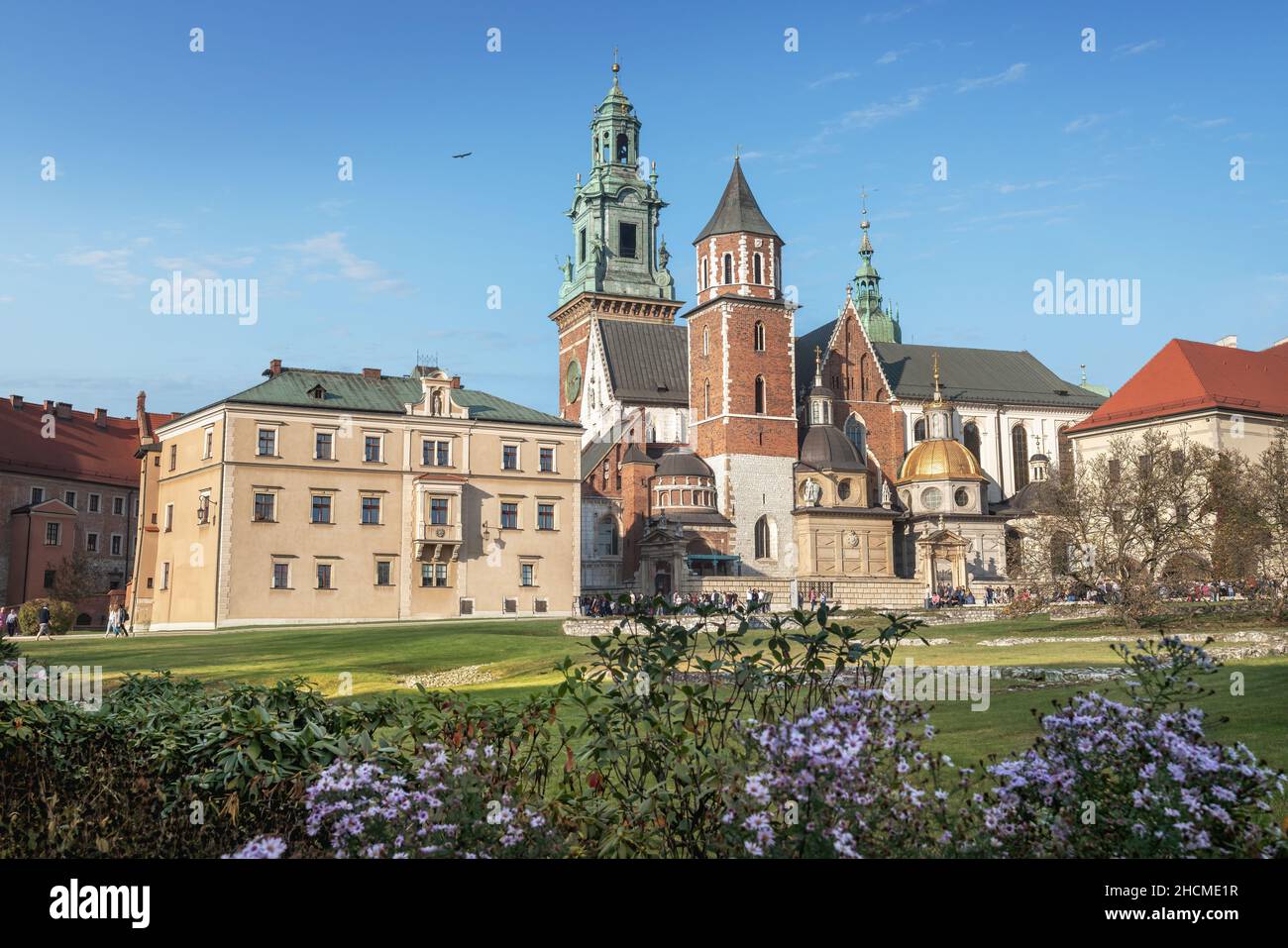 Wawel-Kathedrale im Schloss Wawel - Krakau, Polen Stockfoto